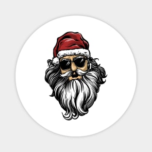 santa vintage hand draw style design Magnet